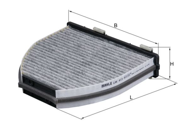 Фільтр, повітря у салоні KNECHT LAK 413