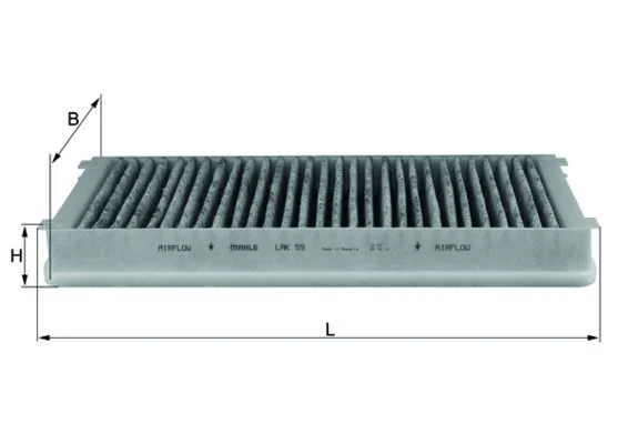 Filtras, salono oras KNECHT LAK 59