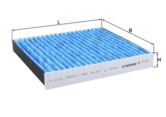 Фільтр, повітря у салоні KNECHT LAO 436