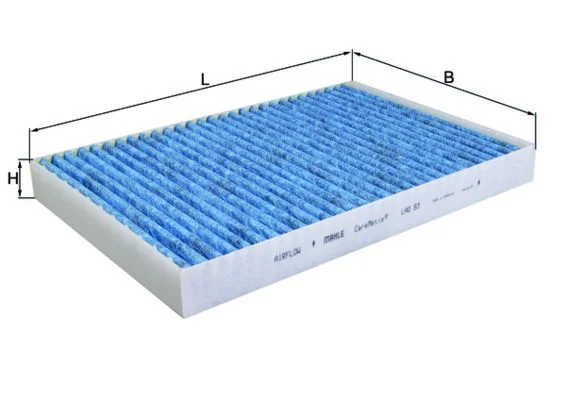 Filtras, salono oras KNECHT LAO 93