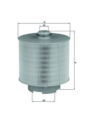 Air Filter KNECHT LX 1006/1D