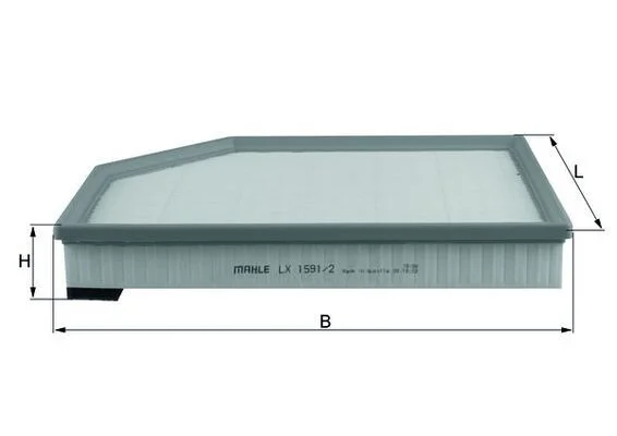 Oro filtras KNECHT LX 1591/2