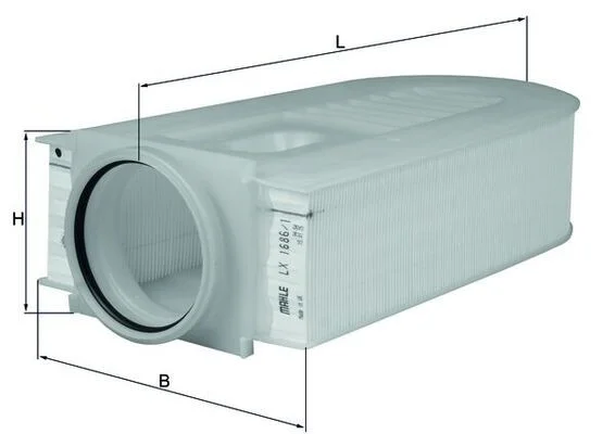 Oro filtras KNECHT LX 1686/1
