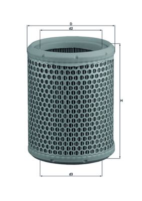 Air Filter KNECHT LX 384