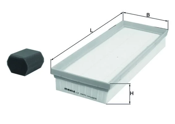 Oro filtras KNECHT LX 3955 KIT