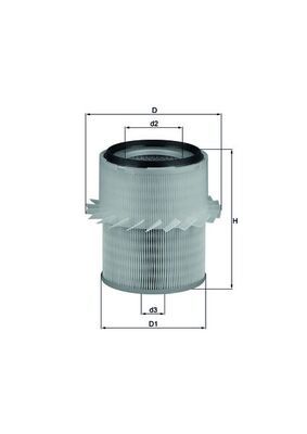 Air Filter KNECHT LX 673