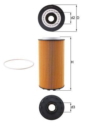 Oil Filter KNECHT OX 1293D