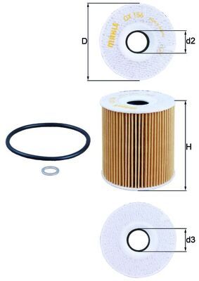 Oil Filter KNECHT OX 156D