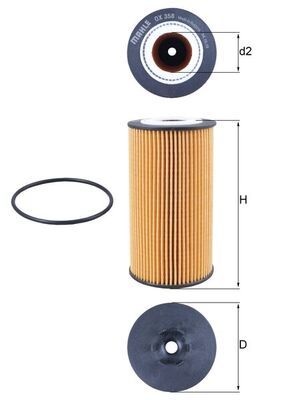 Oil Filter KNECHT OX 358D