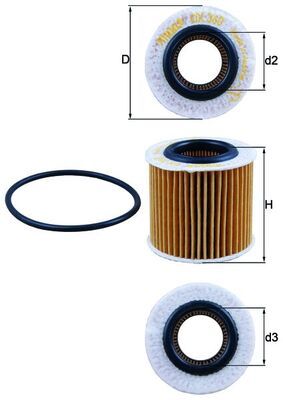 Oil Filter KNECHT OX 360D