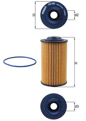 Oil Filter KNECHT OX 399D