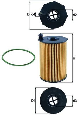 Oil Filter KNECHT OX 420D