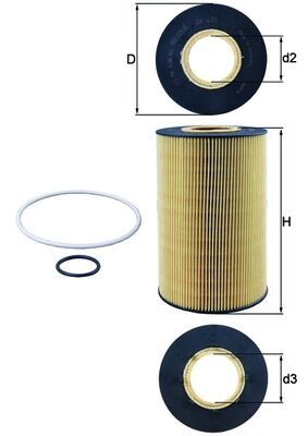 Oil Filter KNECHT OX 435D