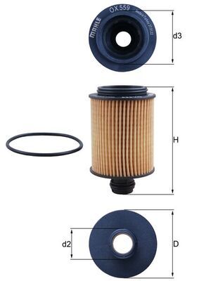 Oil Filter KNECHT OX 559D