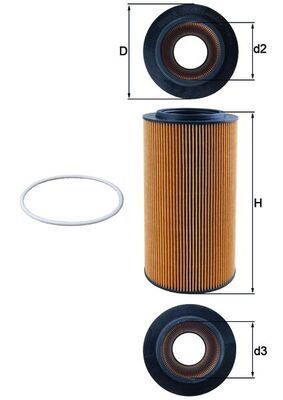 Oil Filter KNECHT OX 561D