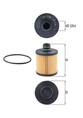 Oil Filter KNECHT OX 779D