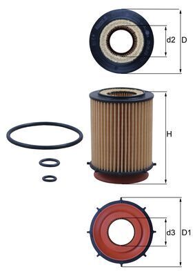 Oil Filter KNECHT OX 982D