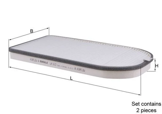 Filtras, salono oras KNECHT LA 613/S