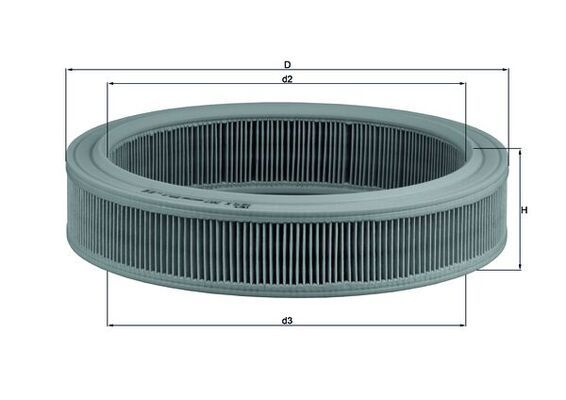 Air Filter KNECHT LX 202