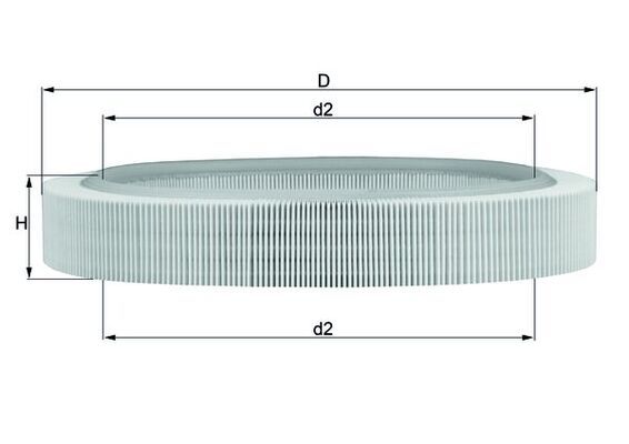 Air Filter KNECHT LX 58