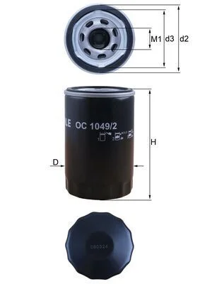 Alyvos filtras KNECHT OC 1049/2