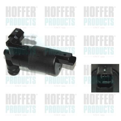 Washer Fluid Pump, window cleaning HOFFER 7500126