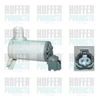 Vandens siurblys, priekinio stiklo plovimas HOFFER 7500155