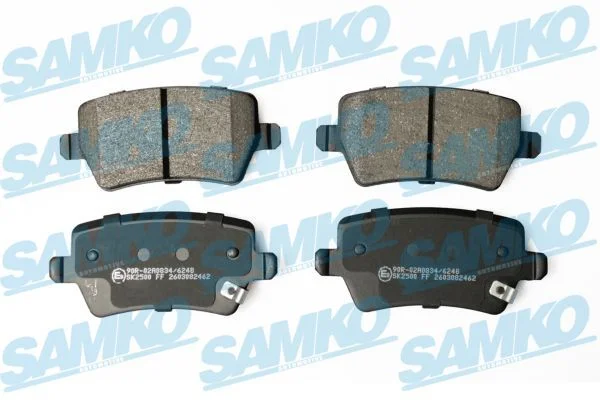 Stabdžių trinkelių rinkinys, diskinis stabdys SAMKO 5SP2462