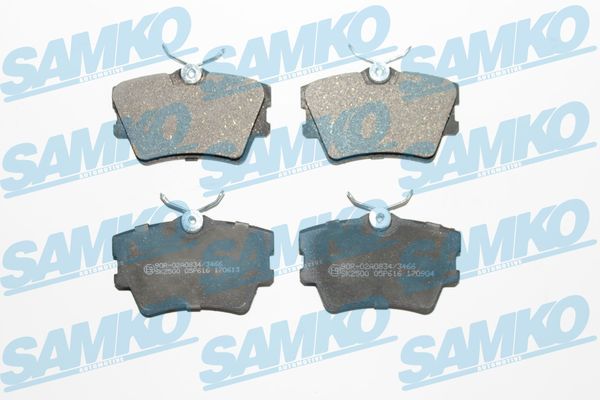 Brake Pad Set, disc brake SAMKO 5SP616