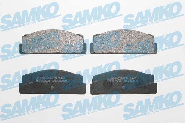 Brake Pad Set, disc brake SAMKO 5SP002