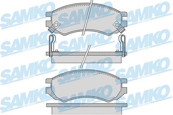 Brake Pad Set, disc brake SAMKO 5SP1008