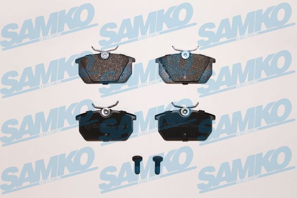 Комплект гальмівних накладок, дискове гальмо SAMKO 5SP101