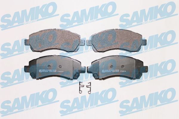 Комплект гальмівних накладок, дискове гальмо SAMKO 5SP1025