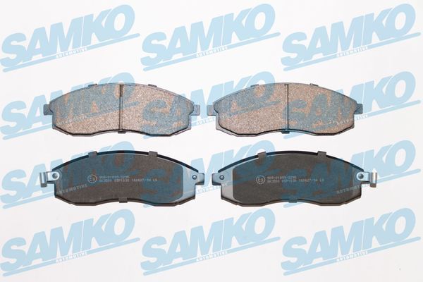 Комплект гальмівних накладок, дискове гальмо SAMKO 5SP1030