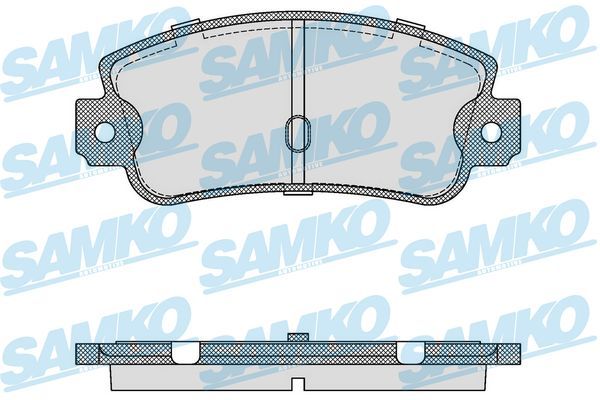 Stabdžių trinkelių rinkinys, diskinis stabdys SAMKO 5SP106