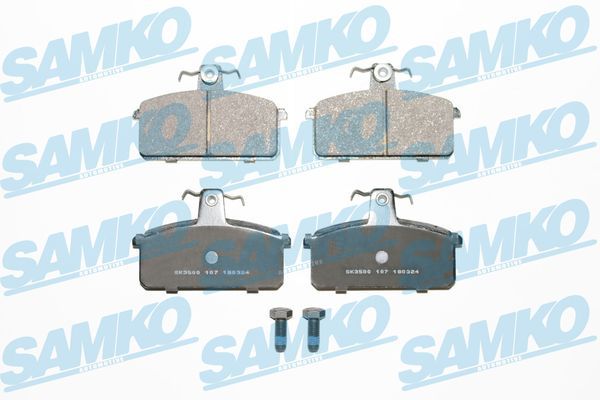 Комплект гальмівних накладок, дискове гальмо SAMKO 5SP107