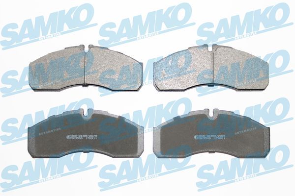 Brake Pad Set, disc brake SAMKO 5SP1109