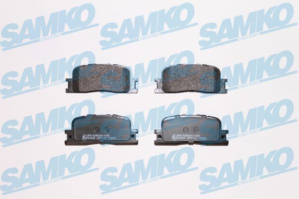 Комплект гальмівних накладок, дискове гальмо SAMKO 5SP1115