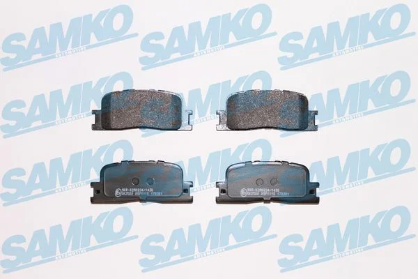 Stabdžių trinkelių rinkinys, diskinis stabdys SAMKO 5SP1115