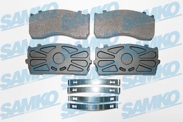 Stabdžių trinkelių rinkinys, diskinis stabdys SAMKO 5SP1169