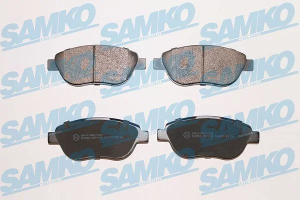 Stabdžių trinkelių rinkinys, diskinis stabdys SAMKO 5SP1192