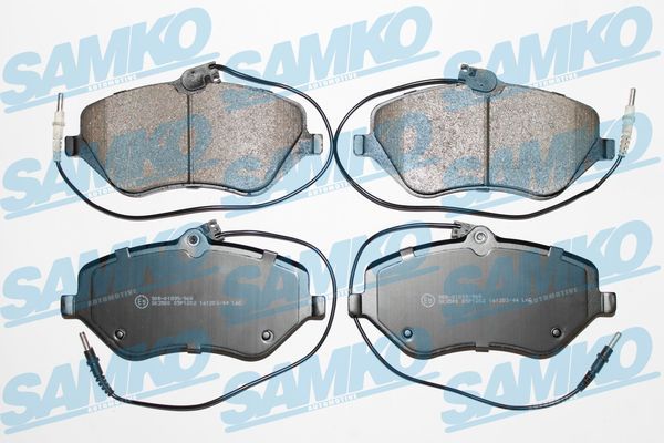 Комплект гальмівних накладок, дискове гальмо SAMKO 5SP1202