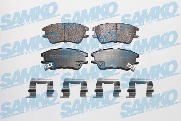 Stabdžių trinkelių rinkinys, diskinis stabdys SAMKO 5SP1212