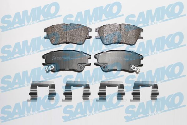 Комплект гальмівних накладок, дискове гальмо SAMKO 5SP1212
