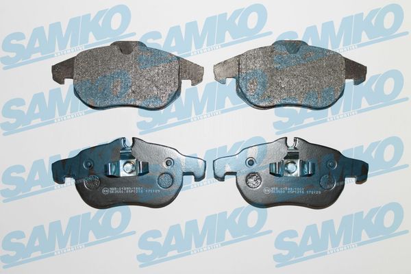 Комплект гальмівних накладок, дискове гальмо SAMKO 5SP1216