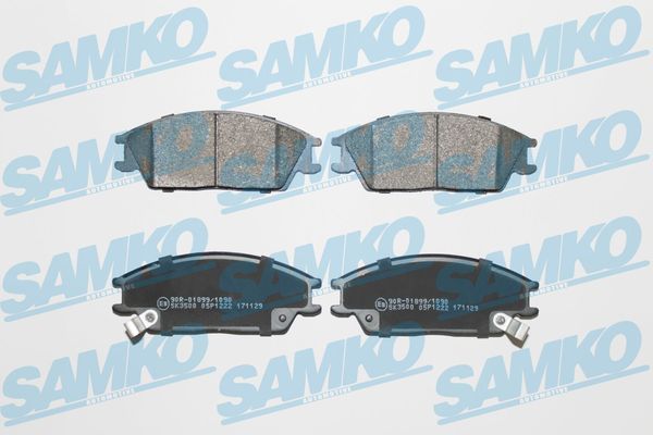 Brake Pad Set, disc brake SAMKO 5SP1222