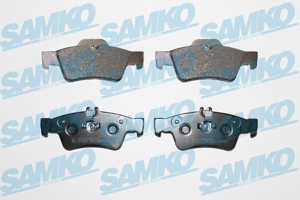 Комплект гальмівних накладок, дискове гальмо SAMKO 5SP1232