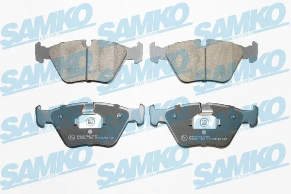Stabdžių trinkelių rinkinys, diskinis stabdys SAMKO 5SP1251