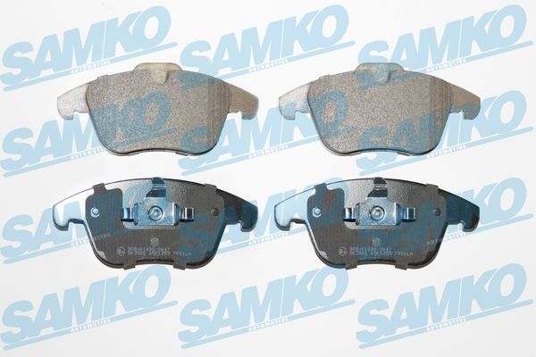 Комплект гальмівних накладок, дискове гальмо SAMKO 5SP1255