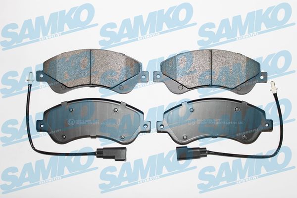 Комплект гальмівних накладок, дискове гальмо SAMKO 5SP1259